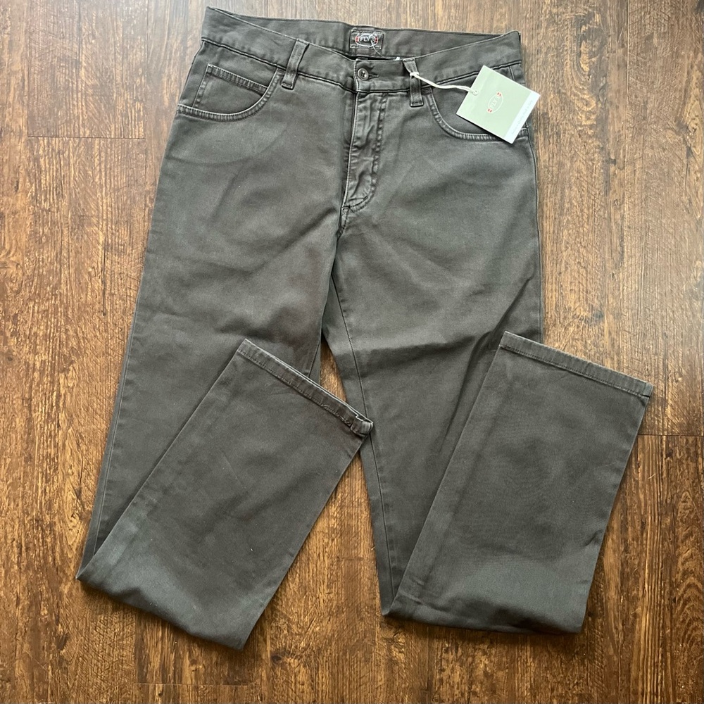 New! FLY 3 Italian Men’s Stylish Black Solid Casual Jeans Sz 48-US30
